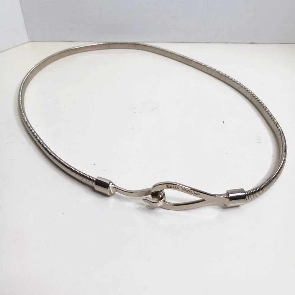 Michael Kors Women's Silver Belt